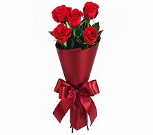 Букет 5 Красных роз Эдлесс Лав в Черепаново