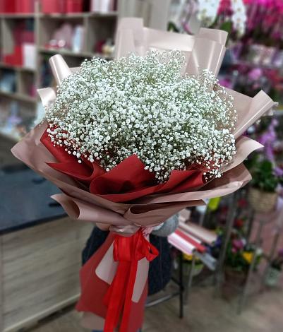 Букет цветов из: Гипсофила в Черепаново