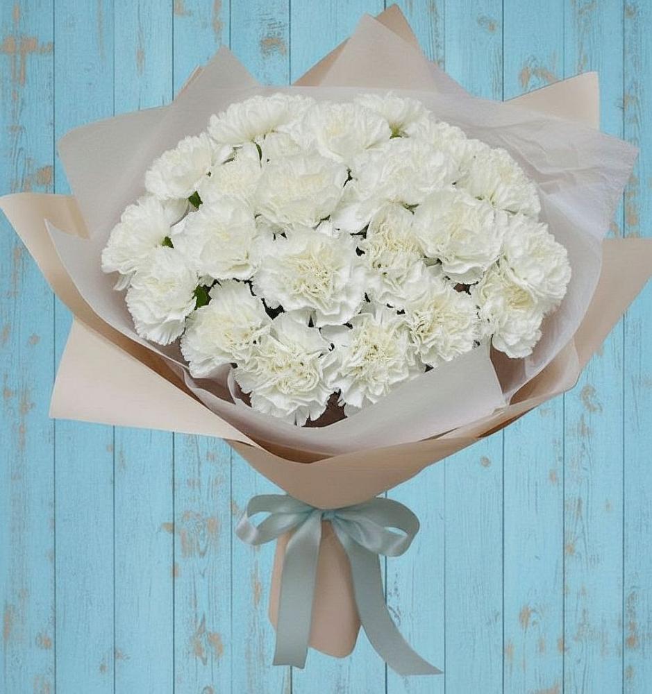 Букет цветов из: Гвоздики в Черепаново