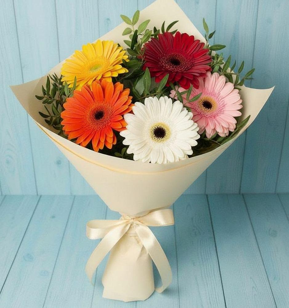 Букет цветов из: Герберы в Черепаново