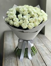 Букет 35 Белых роз в Черепаново