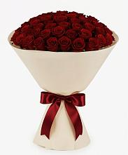 Букет 101 Бордовая роза Блэк Бакарра в Черепаново