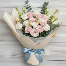 Букет цветов из:  Лизиантусы в Черепаново