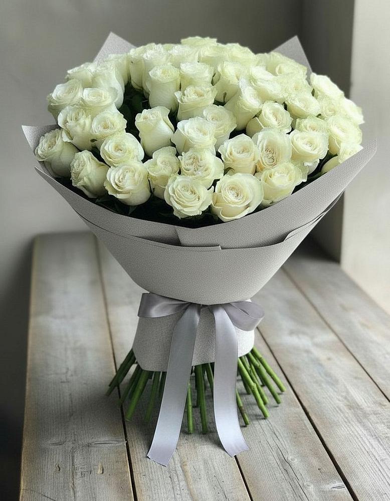 Букет 35 Белых роз в Черепаново