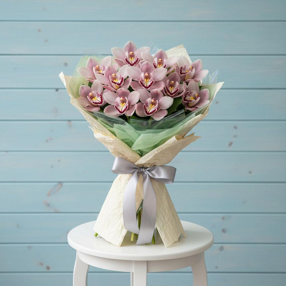 Букет цветов из: Орхидеи и Розы в Черепаново