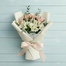Букет цветов из:  Альстромерии в Черепаново