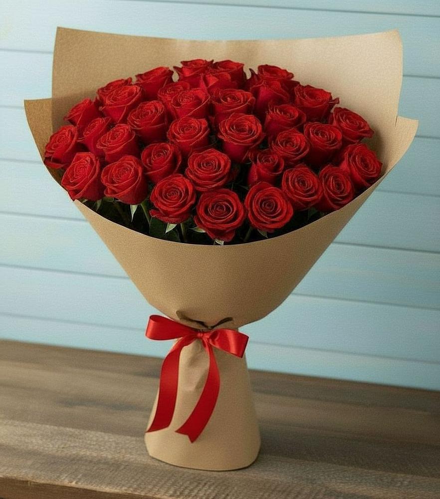Букет Красные розы Милано в Черепаново