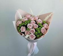 Букет цветов из:  Розы и Хризантемы в Черепаново