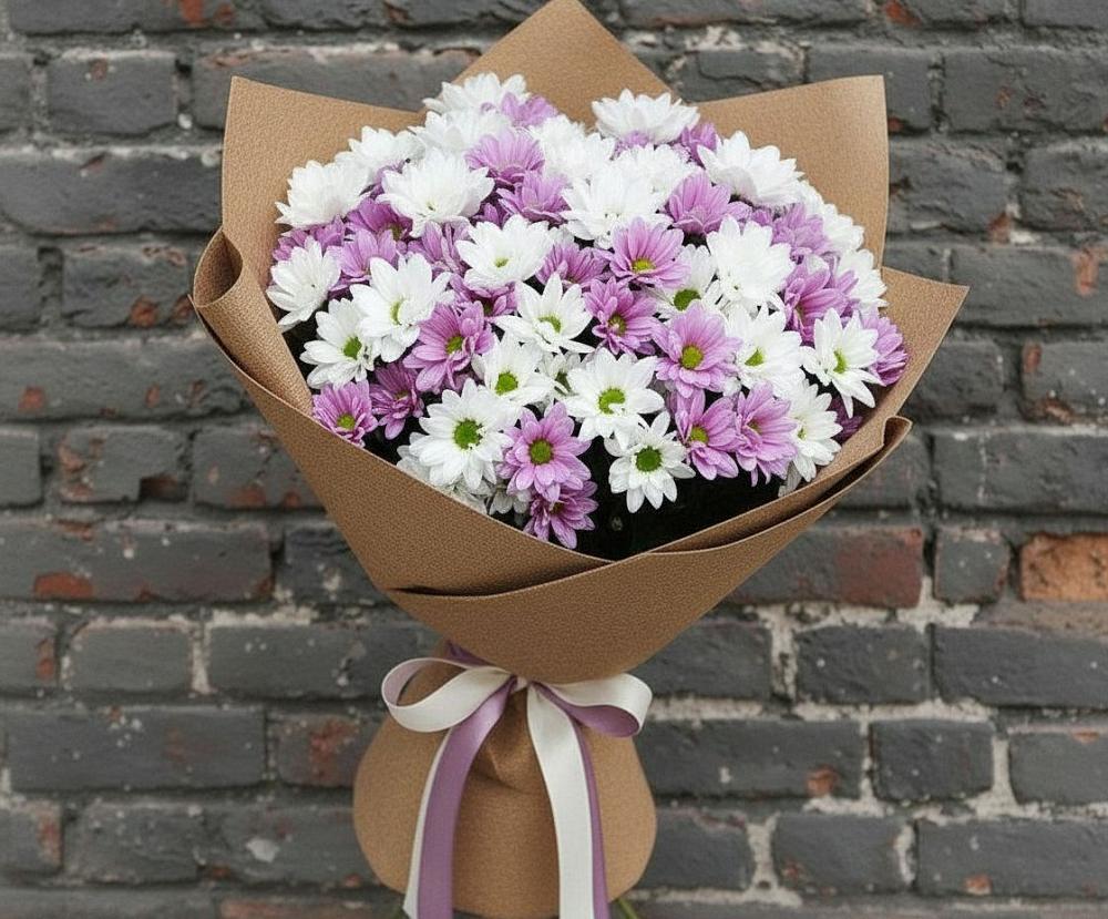 Букет цветов из: Хризантемы в Черепаново