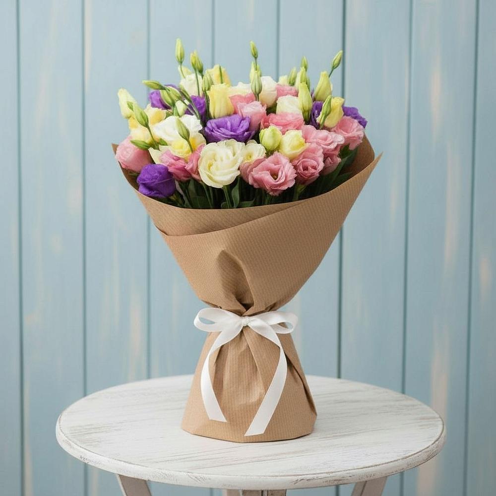 Букет цветов из: Лизиантусы в Черепаново