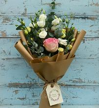 Букет цветов из:  Розы и Лизиантусы в Черепаново